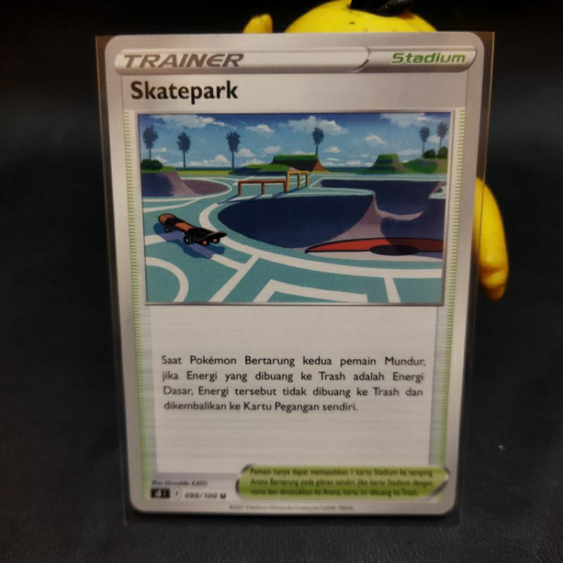 Pokemon TCG Indonesia Skatepark trainer original