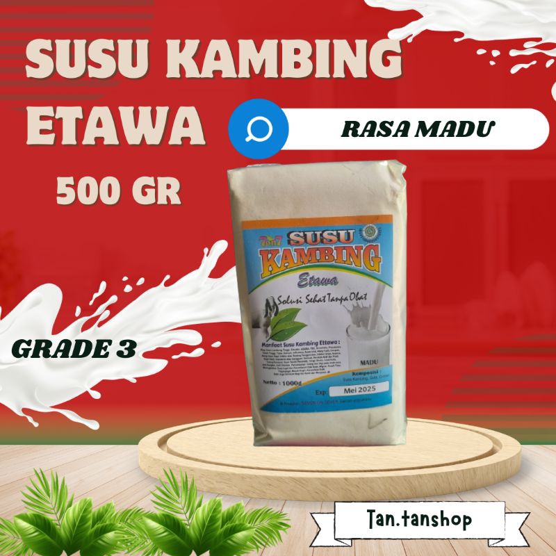 

SUSU KAMBING ETAWA RASA MADU 500 GR