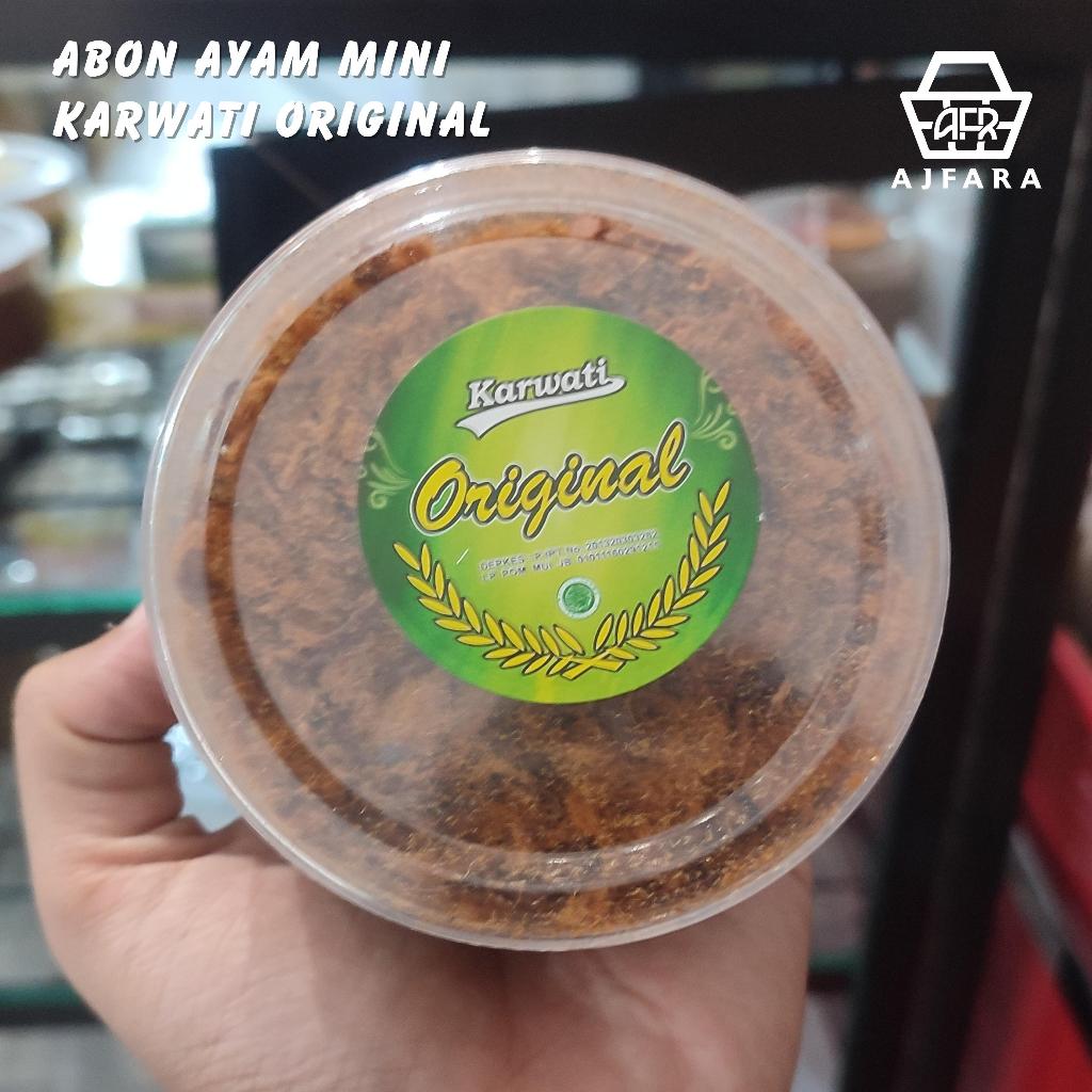 

Abon Ayam Mini Karwati Extra Pedas, Abon Ayam Mini Karwati Original, atau Abon Ayam Mini Karwati Pedas