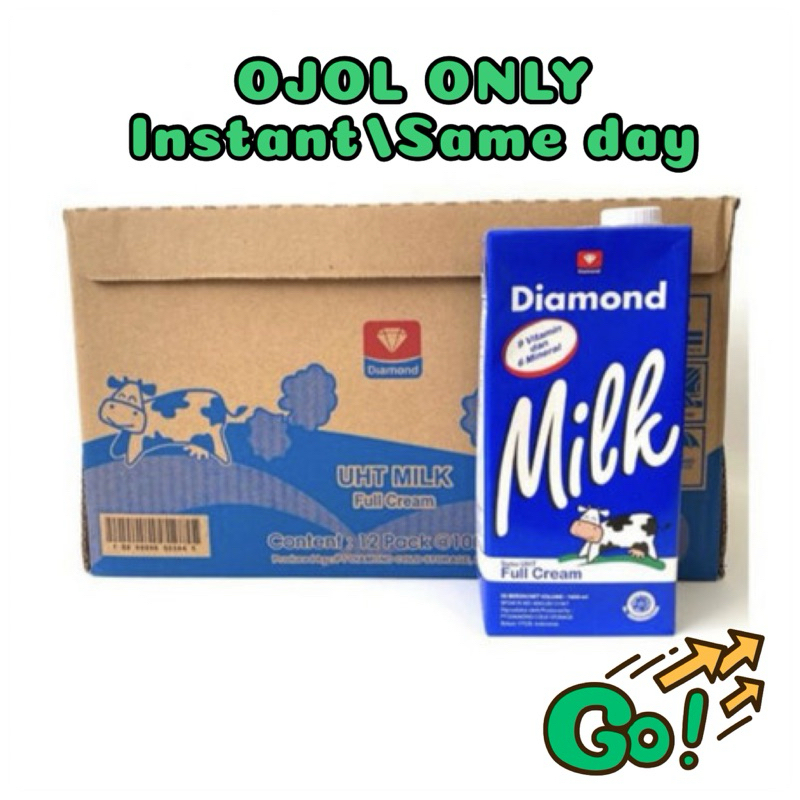 

UHT Diamond Full Cream 1 Karton OJOL ONLY