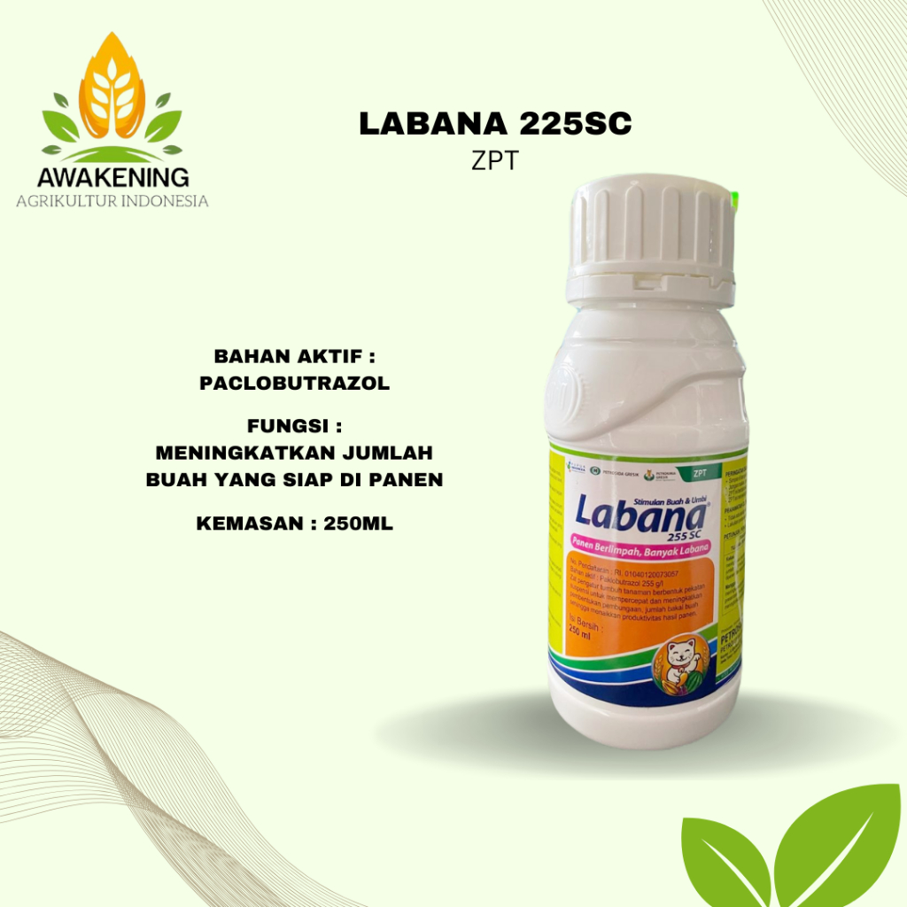 LABANA 225SC 250ML ZAT PENGATUR TUMBUH TANAMAN Paclobutrazol