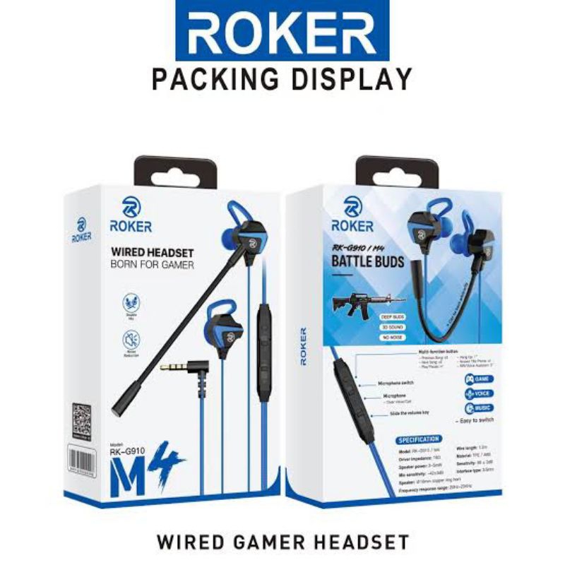 Headset gaming Roker