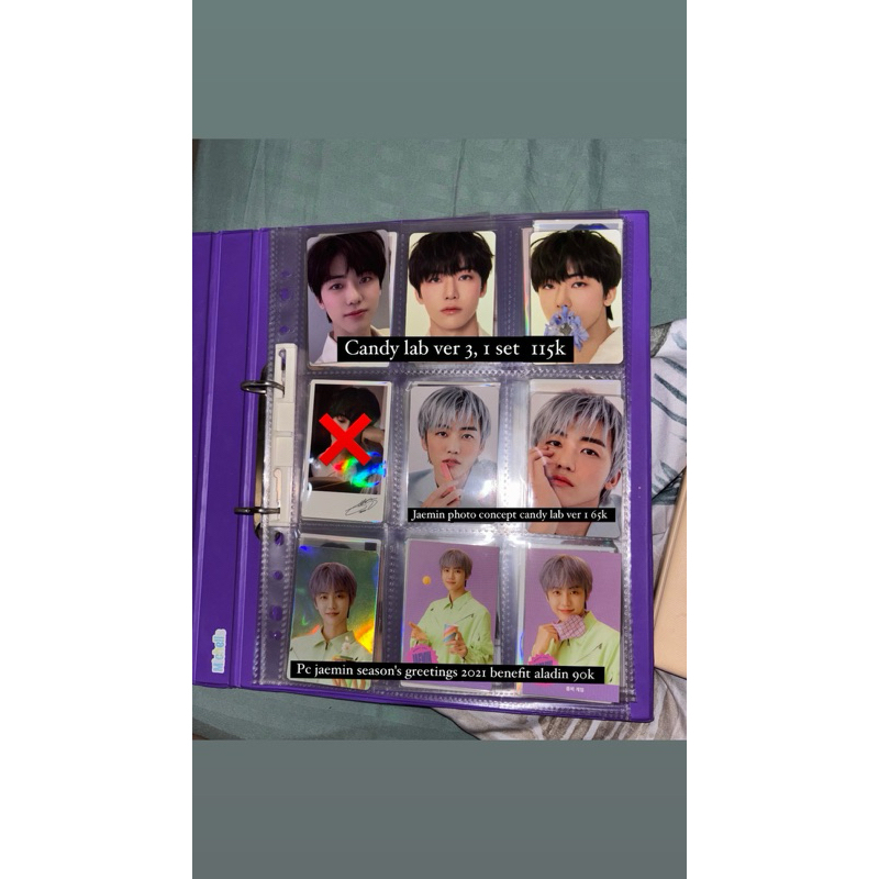READY pc jaemin Candy lab ver 1, ver 3, season's greetings 2021 bene aladin