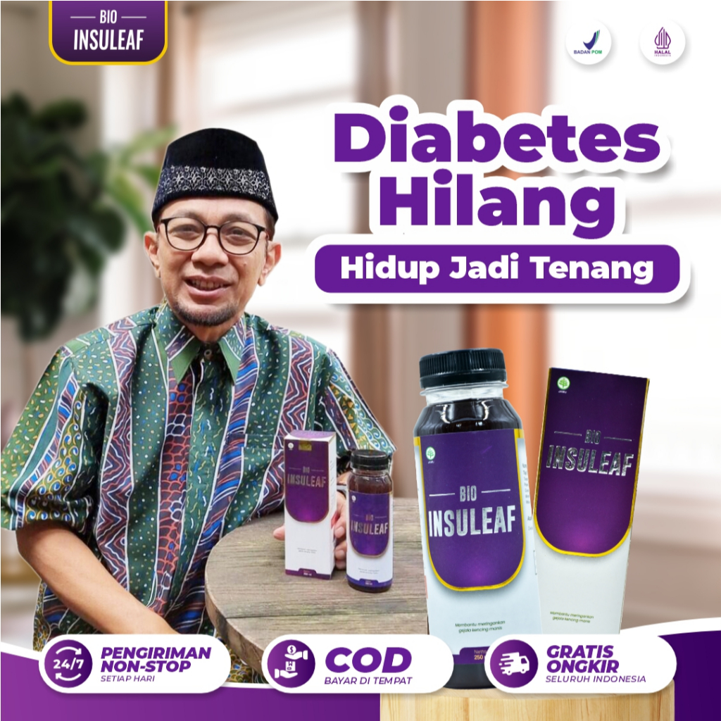 BIO INSULEAF Solusi Atasi Gula Darah Tinggi Kencing Manis Obat Diabetes Herbal Kolesterol Tinggi Asa