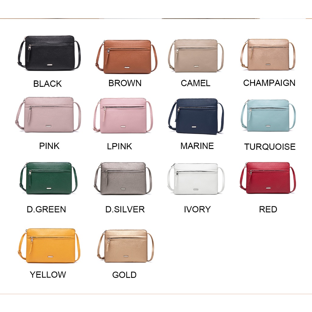 David Jones Paris for Women Crossbody Bag Pu Leather