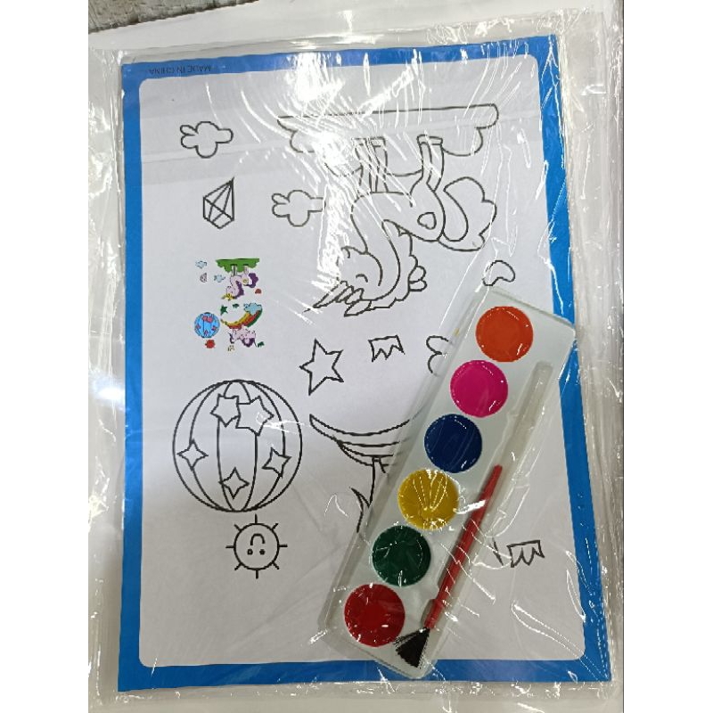 

MAINAN EDUKASI ANAK ISI 10PCS / LUKIS CAT AIR/ MEWARNAI CAT AIR