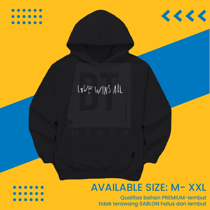 Outfitidols - Hoodie Jumper IU Love wins all