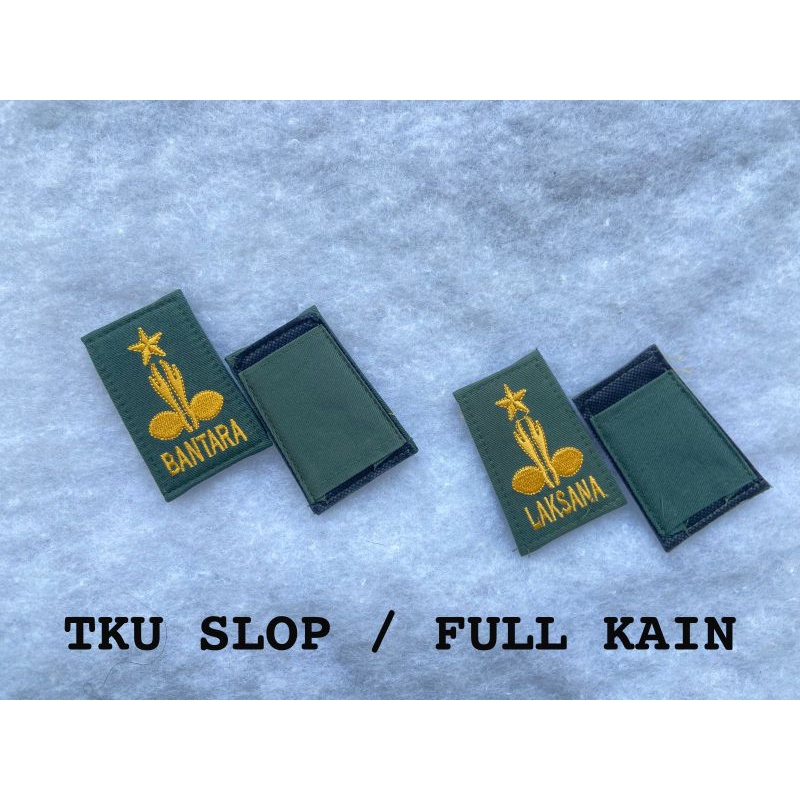 

TKU BANTARA KAIN, SLOP BORDIR PRAMUKA MURAH