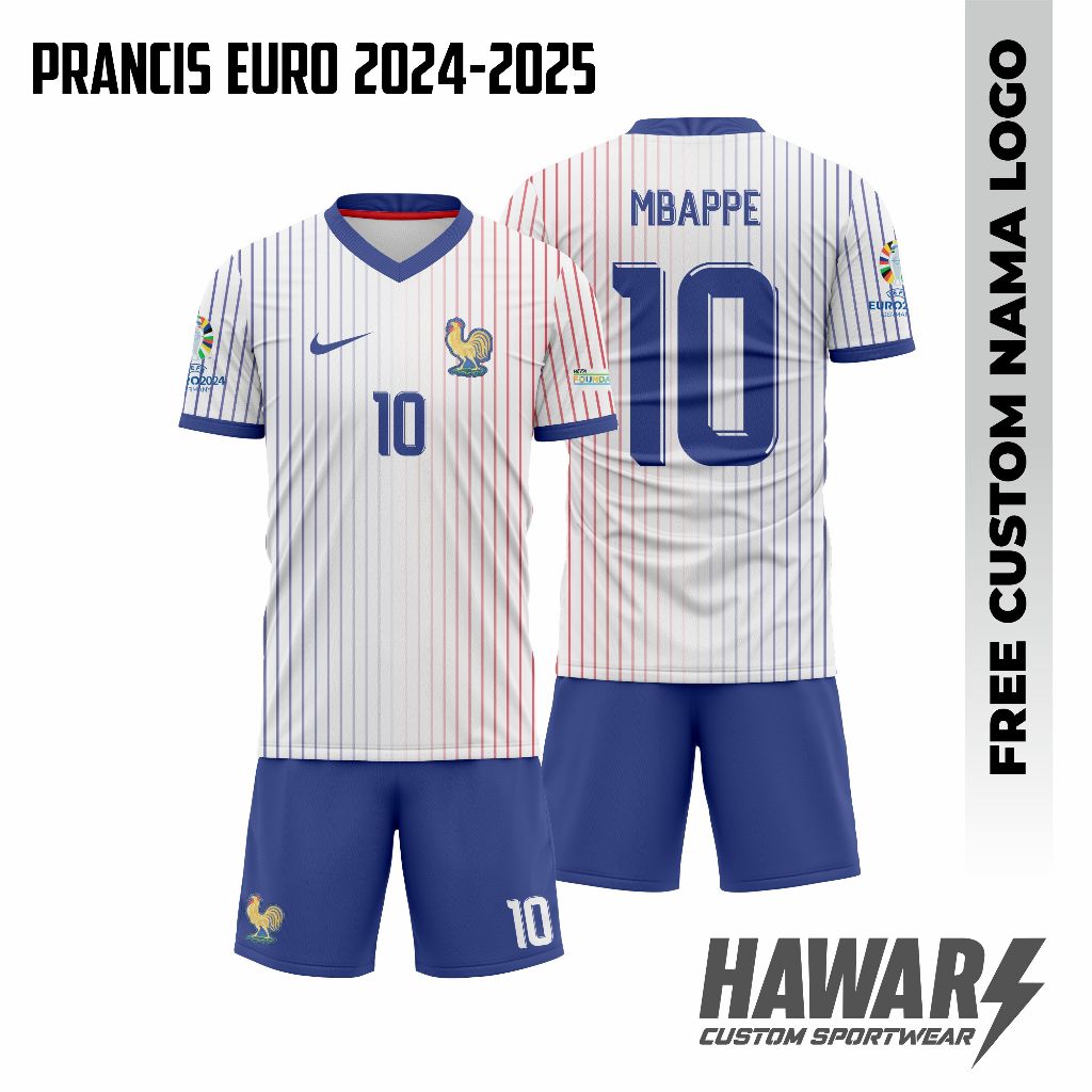 Jersey Timnas Prancis EURO 2024