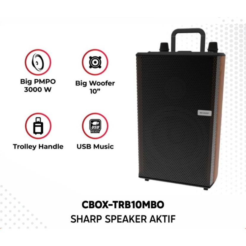 SHARP CBOX-TRB10MBO ACTIVE SPEAKER