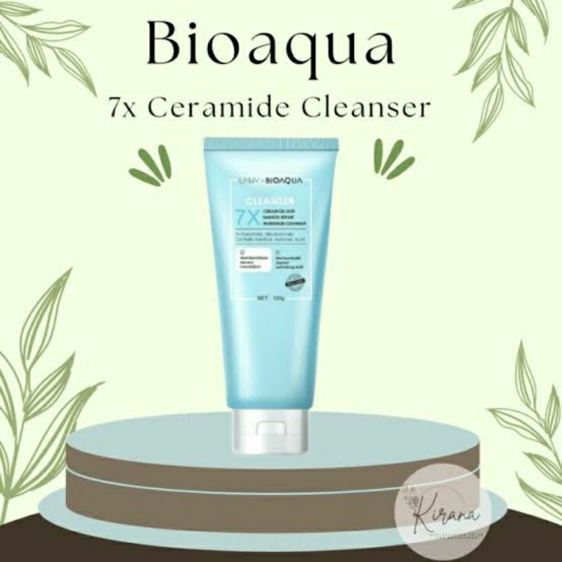 UNNY x Bioaqua 7X Ceramide Skin Barrier Repair Moisturize Cleanser 100gr