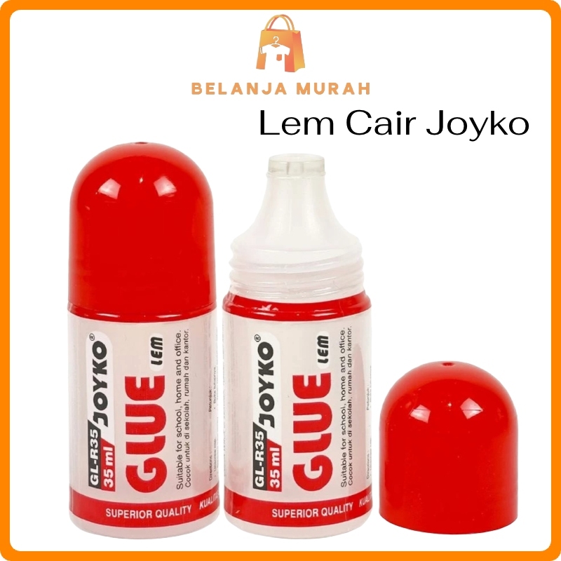 

BEM - ATK002 LEM CAIR JOYKO TRANSPARAN GL-R35 / LIQUID GLUE JOYKO 35ML / LEM KERTAS / LEM BENING JOYKO / LEM TRANSPARAN / JOYKO LIQUID GLUE