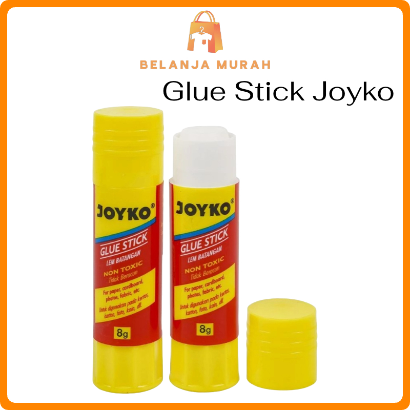 

BEM - ATK001 GLUE STICK JOYKO 8GRAM / LEM BATANGAN / STICK GLUE JOYKO / LEM KERTAS BATANGAN