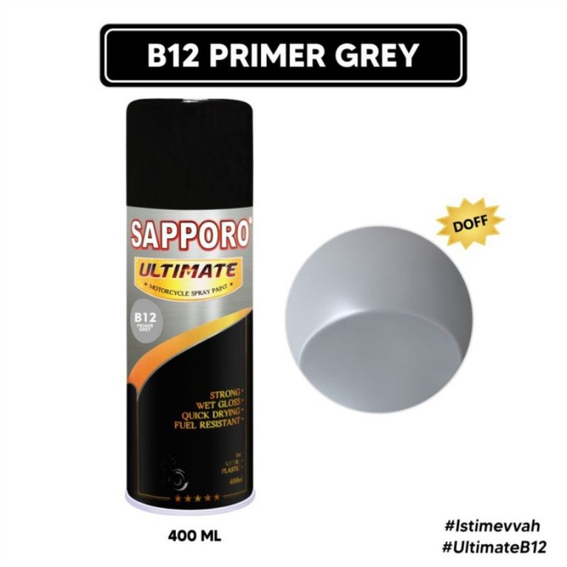 Sapporo Ultimate B12 Primer Grey