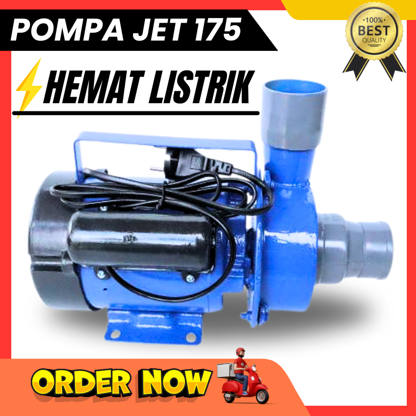 Jual pompa air modifikasi JET 175 hemat listrik cocok untuk sirkulasi kolam ikan pompa air sedotan s