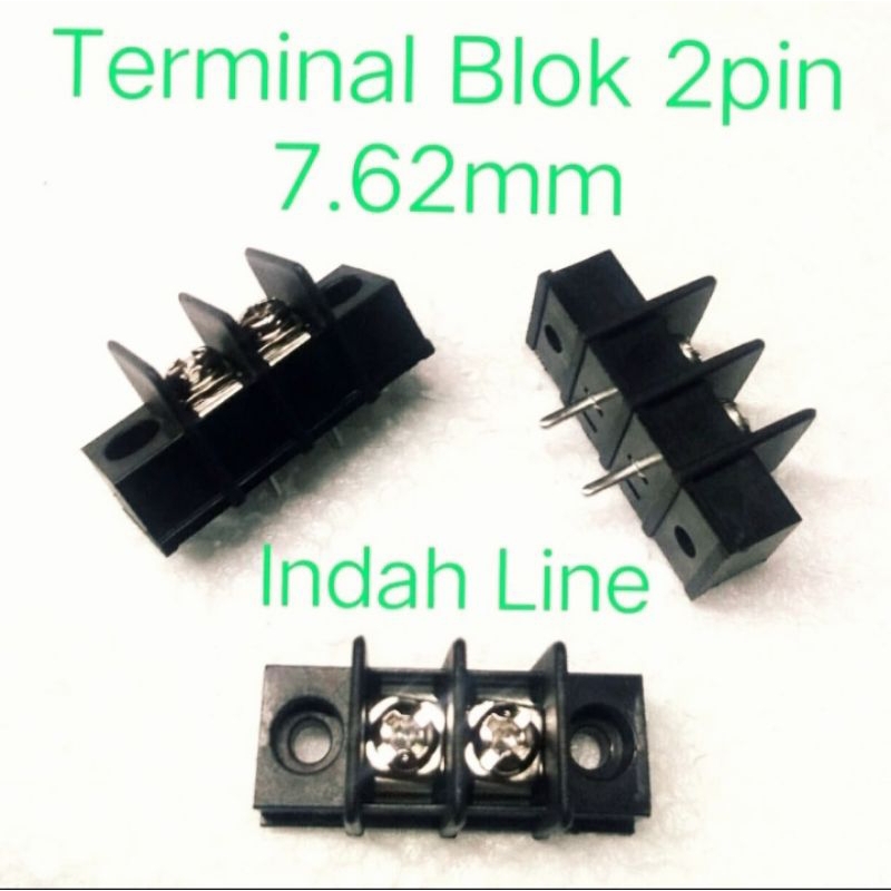Terminal Blok 2 pin 7.62mm Terminal Block 2pin