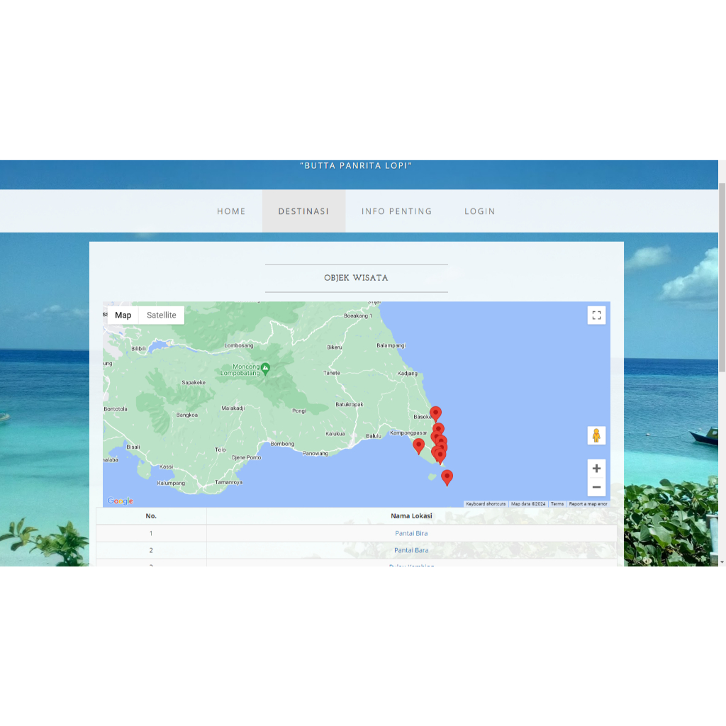 Aplikasi Obyek Wisata Berbasis Web (PHP)