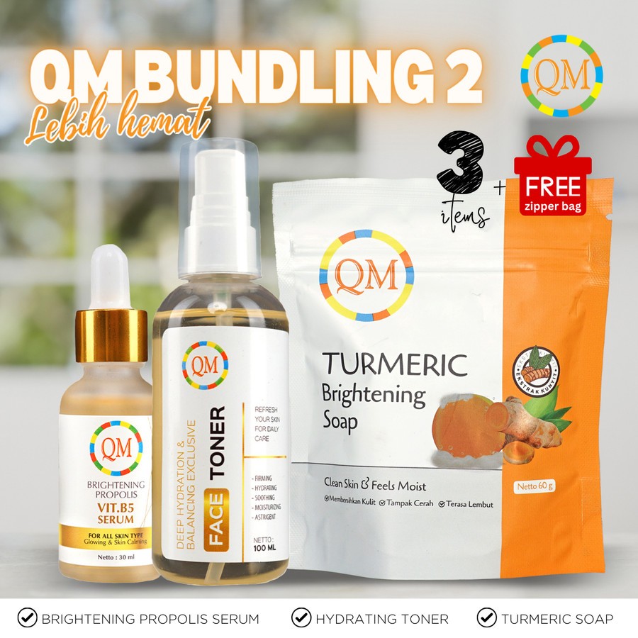 QM Bundling Set 2 FREE ZIPPER BAG