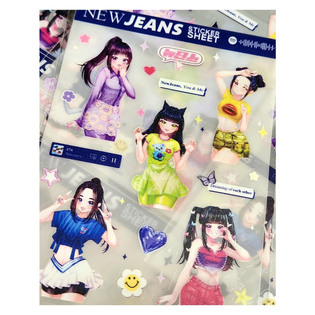 

Stiker Transparan Newjeans A6 Waterproof