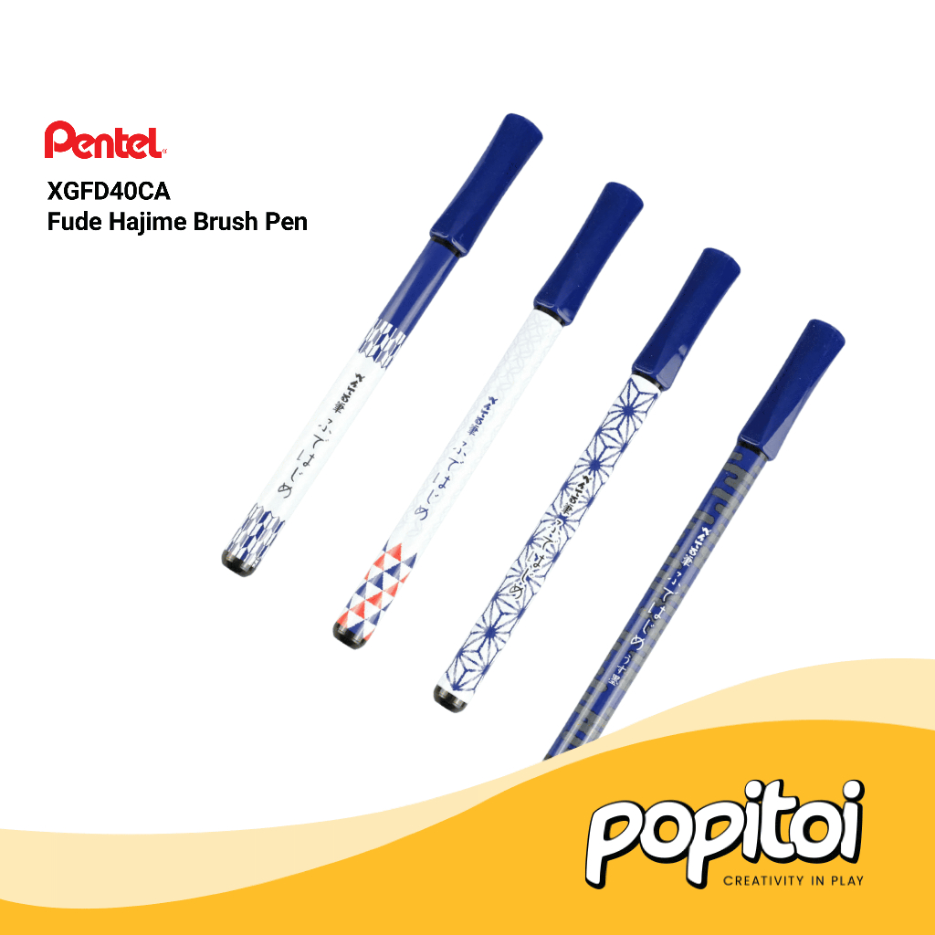 

Pentel Fude Hajime Brush Pen Spidol Pulpen Gambar