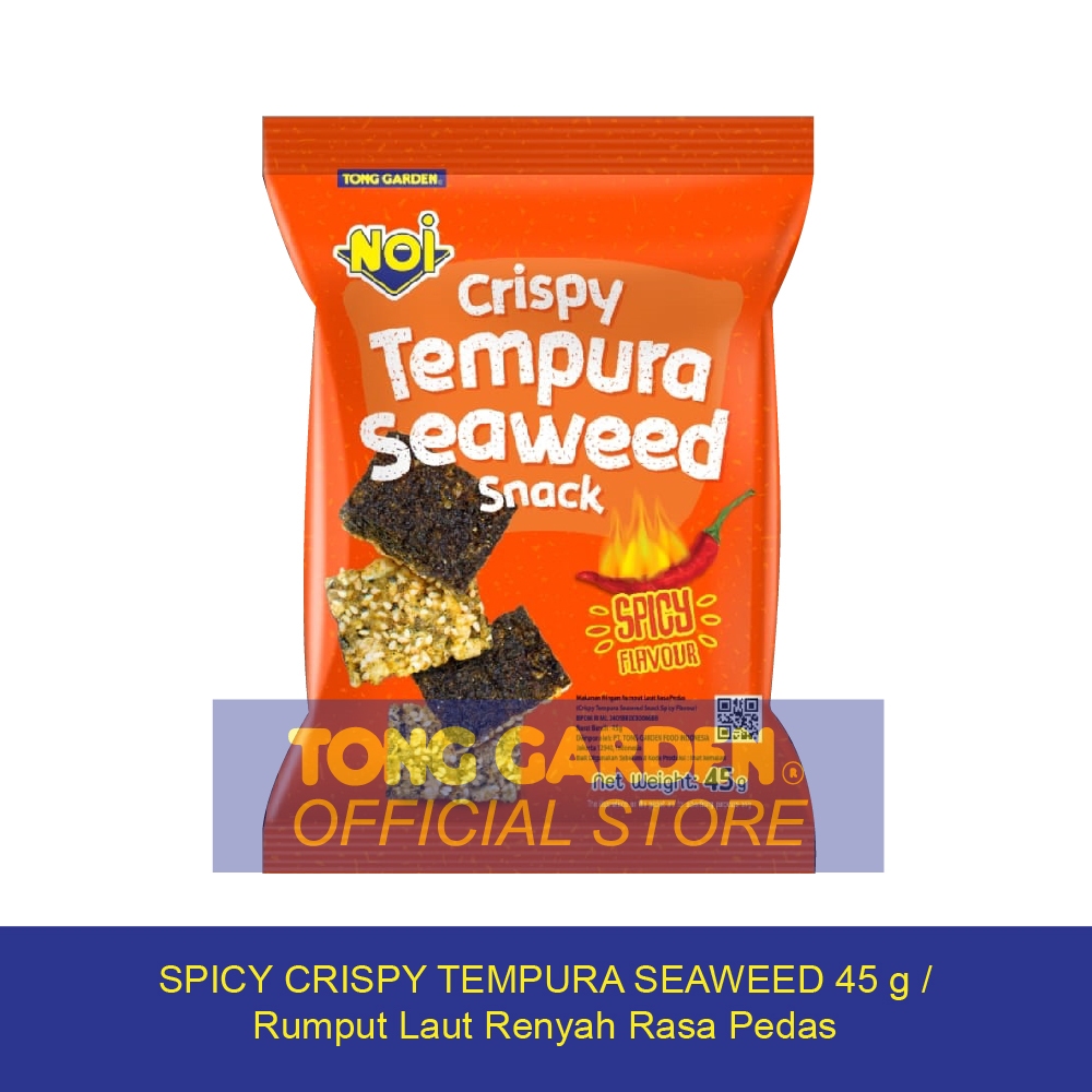 

SPICY CRISPY TEMPURA SEAWEED 45 g / Rumput Laut Renyah Rasa Pedas