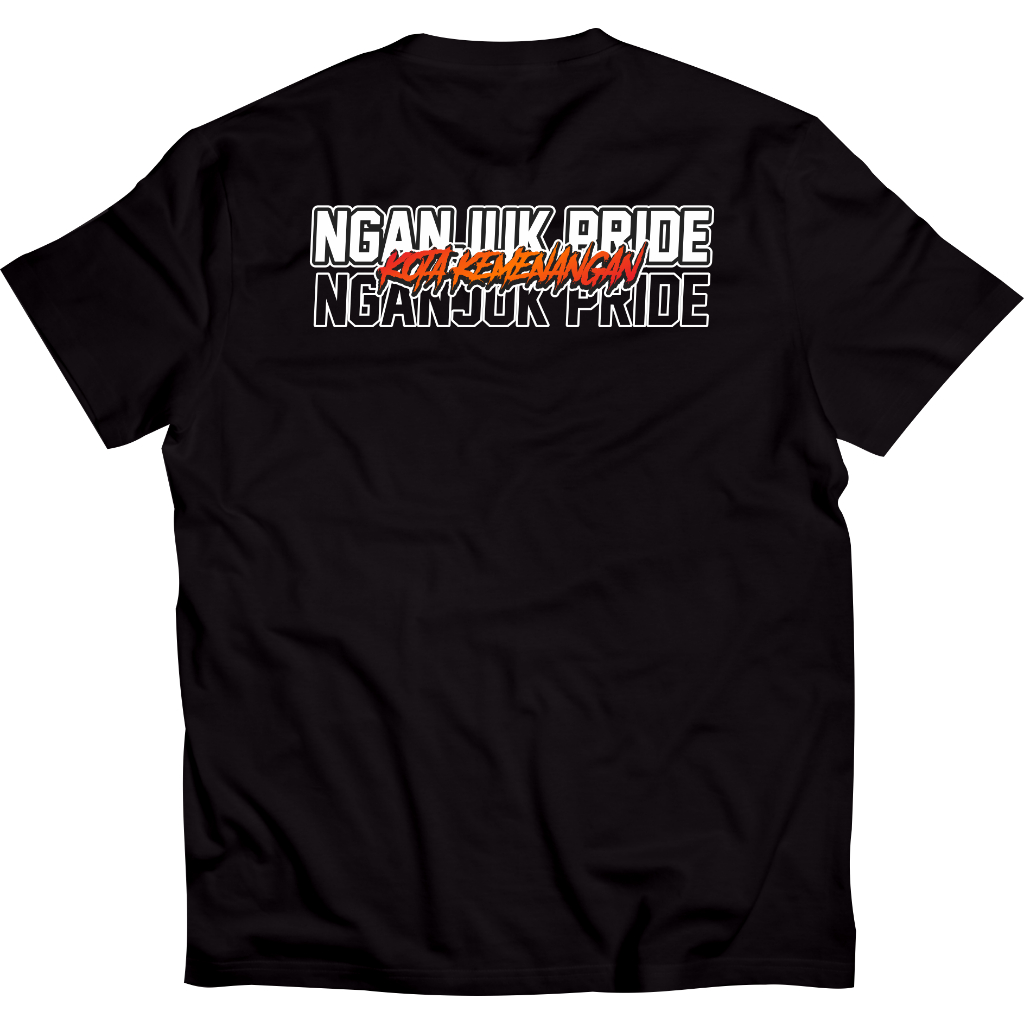 Kaos Nganjuk Pride Tshirt Nganjuk Kota Kemenangan  Printing DTF Premium 100% Cotton combed