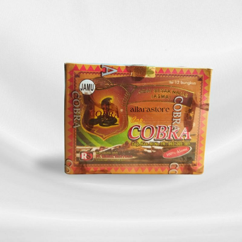 

Jamu Obat Sesak nafas (Asma) cap Cobra