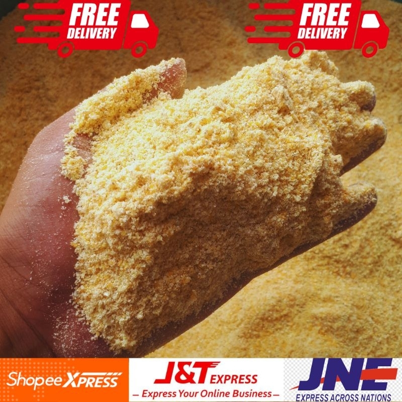 TERMURAH 1 KG Tepung Jagung Pakan Ternak Ayam Unggas