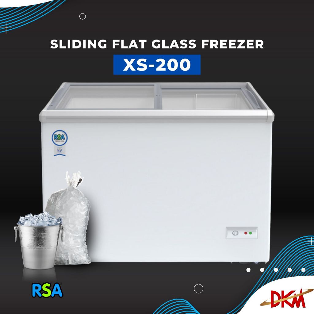RSA Sliding Chest Freezer 171 Liter XS-200