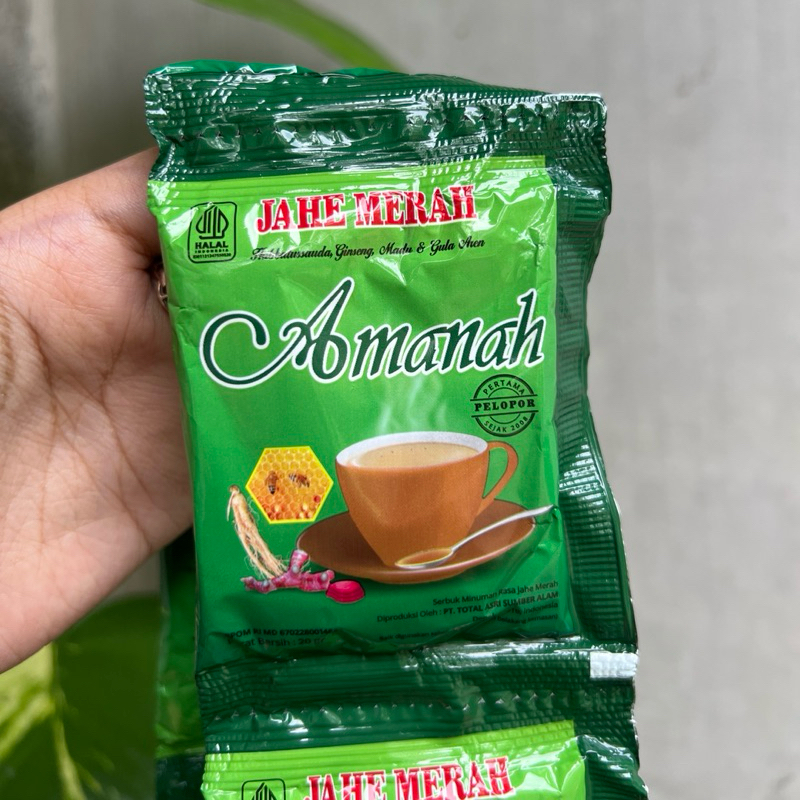 

Jahe Merah Amanah Super Sachet