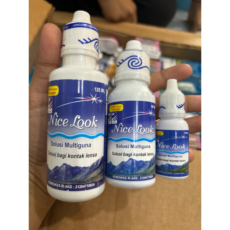 air softlens nice look / tetes mata nice look / pembersih softlens