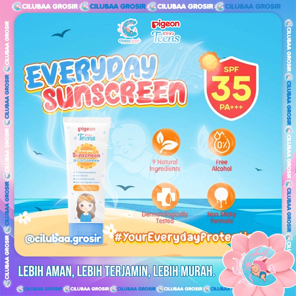 PIGEON Teens Everyday Sunscreen SPF35 PA+++ || 30mL