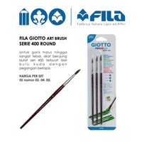 

Kuas Cat Lukis Giotto Pennelli Serie 400 Set 3 Pcs Round Brush 3,4,5