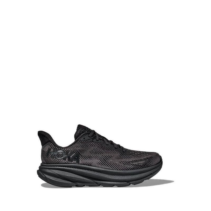 HOKA MEN'S CLIFTON 9 RUNNING SHHOES - BLACK / BLACK