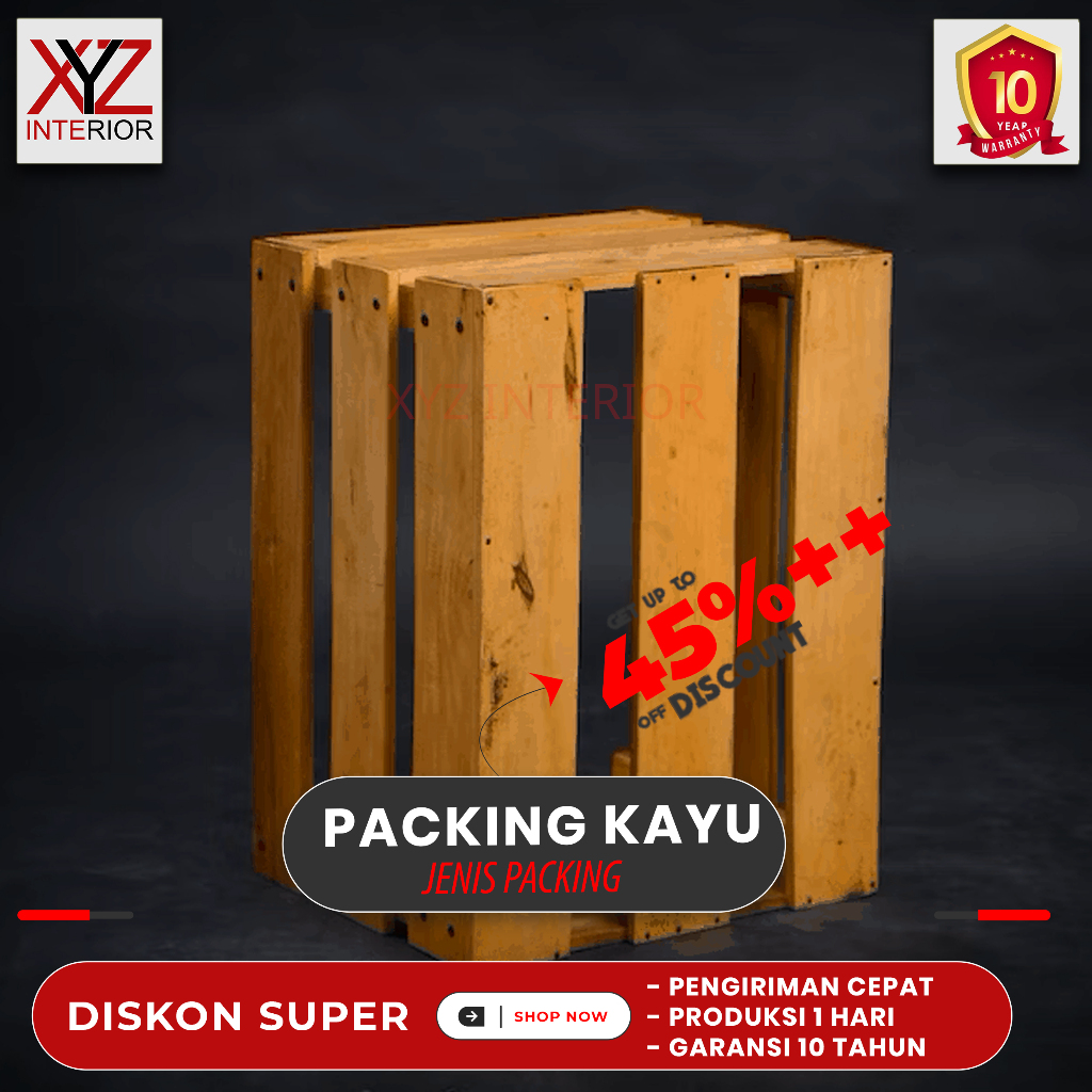 

Packing Tambahan Packing Kayu - Custom Orderan - NOVE