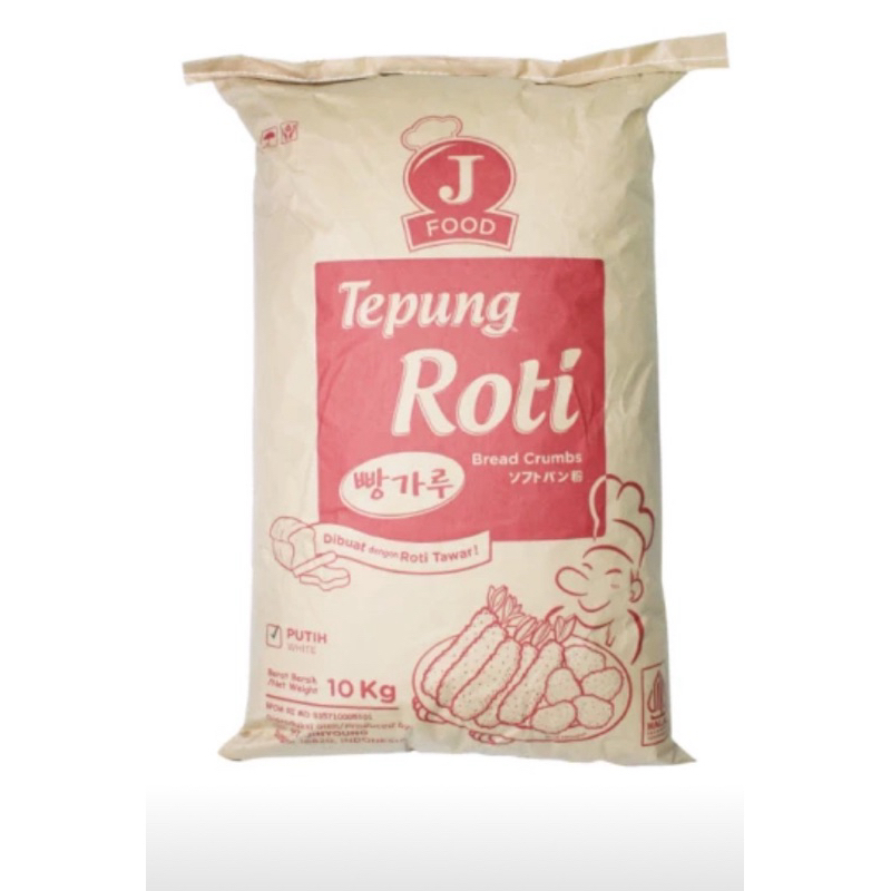 

RK60 TEPUNG ROTI J FOOD MIX J FOOD WHITE / PUTIH 10kg KWALITAS SUPER