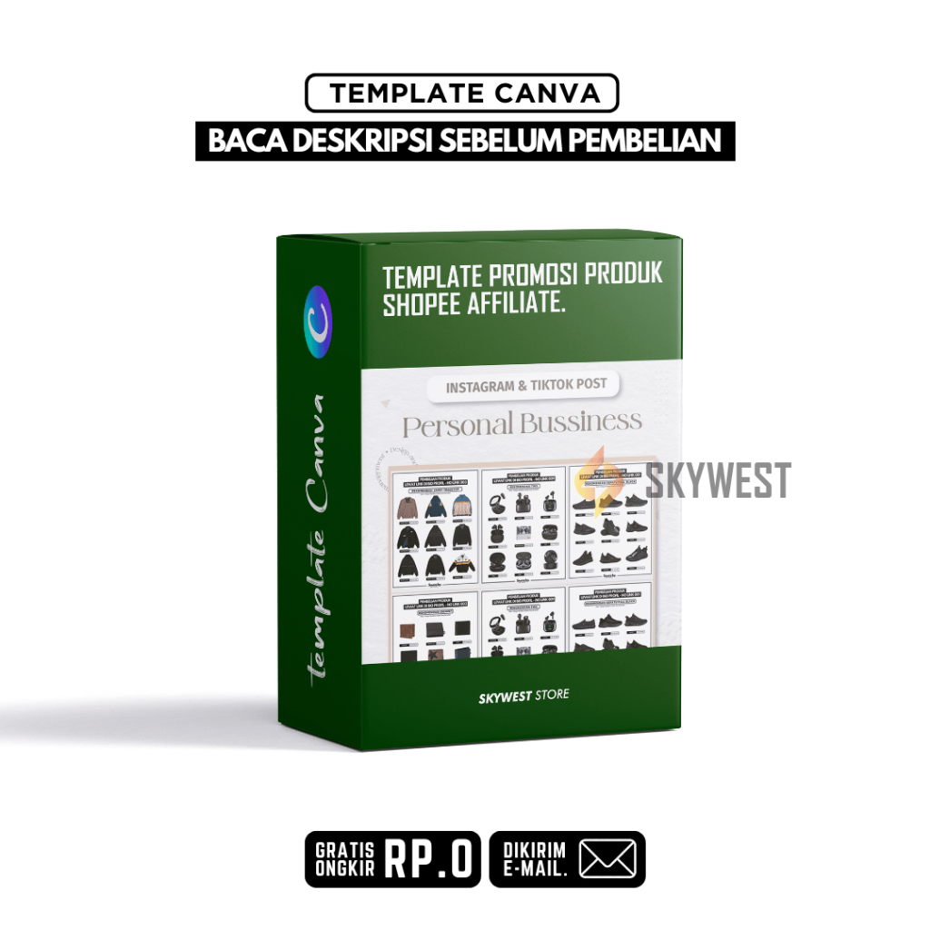 CANVA DESIGN - Template Desain Canva Shopee Affiliator.