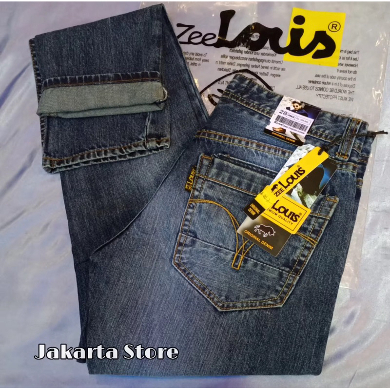 ORIGINAL! CELANA JEANS PANJANG PRIA REGULER LOUIS
