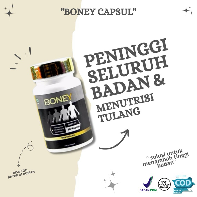 PENINGGI BADAN BONEY,100 % HERBAL ALAMI
