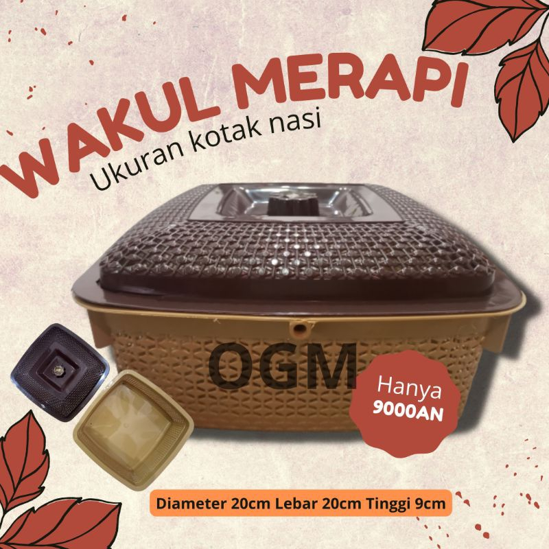 WAKUL MERAPI SEGI / WAKUL SEGI TUTUP / WAKUL TUTUP