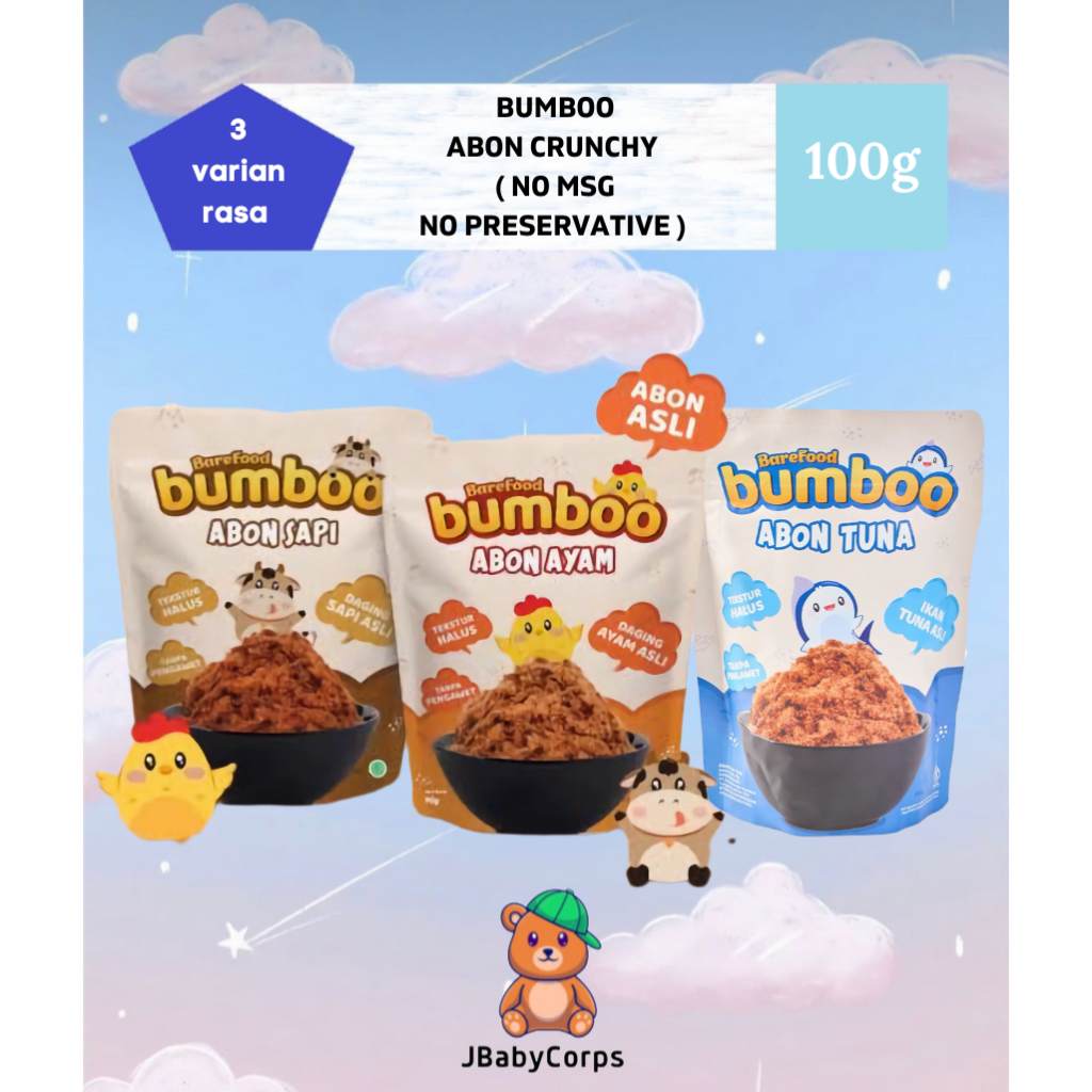 

Bumboo Abon Asli Non MSG & Pengawet 100gr Abon Mpasi Snack Cemilan Anak