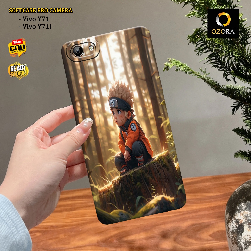 Case Vivo Y71 / Y71i Terbaru - OZORA - Anime Case - Casing Hp Vivo Y71 / Y71i - Softcase Pro Camera 