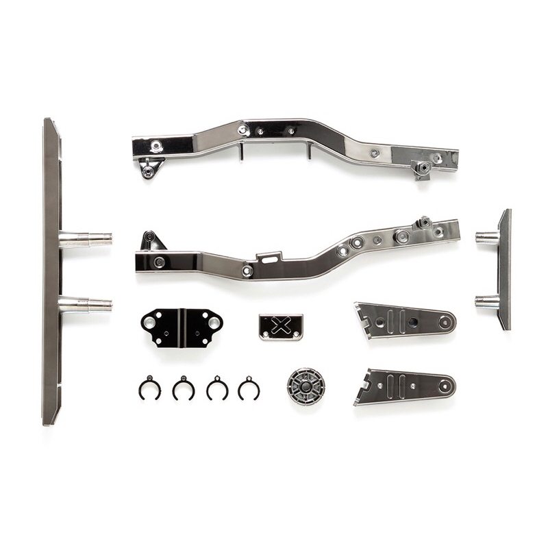 54678 TAMIYA GF-01/WR-02 F PARTS (BLACK PLATED)