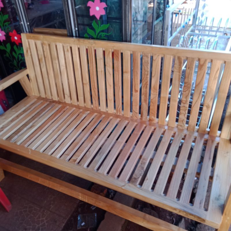 kursi teras kayu / set kursi meja / mebel pelaihari sari indah