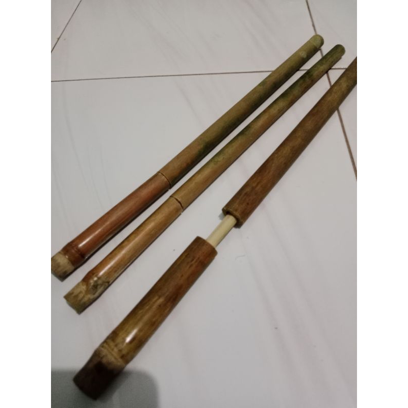 pistol bambu mainan jadul