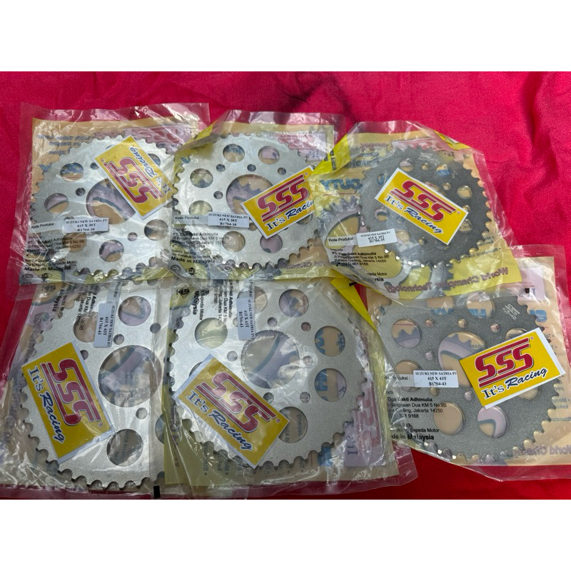 Gear sss Gear belakang sss 415 Satria Fu new Satria Fu karbu Smash Shogun Original sss