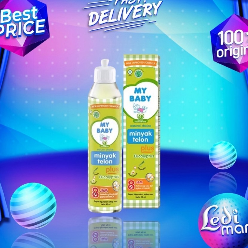 

KF7 My Baby Minyak Telon Plus Isi 9ml Mybaby Minyak Bayi Anti Nyamuk 8 Jam Baby Telon Ledi Mart