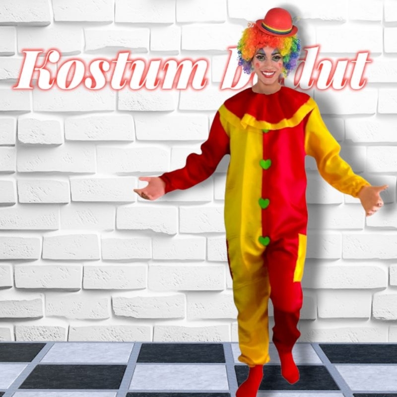 kostum badut karakter/badut joker karakter/kostum badut joker terbaru dan terlaris