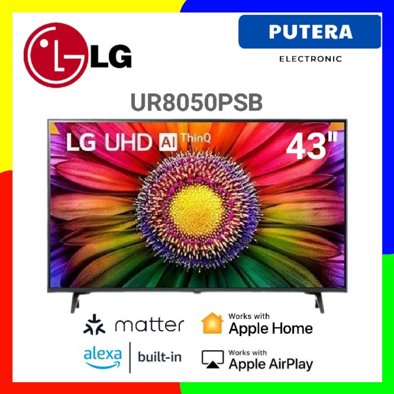 LG SMART TV 43 inch 4K 43UR8050PSB /  UR8050PSB 2023 SERIES