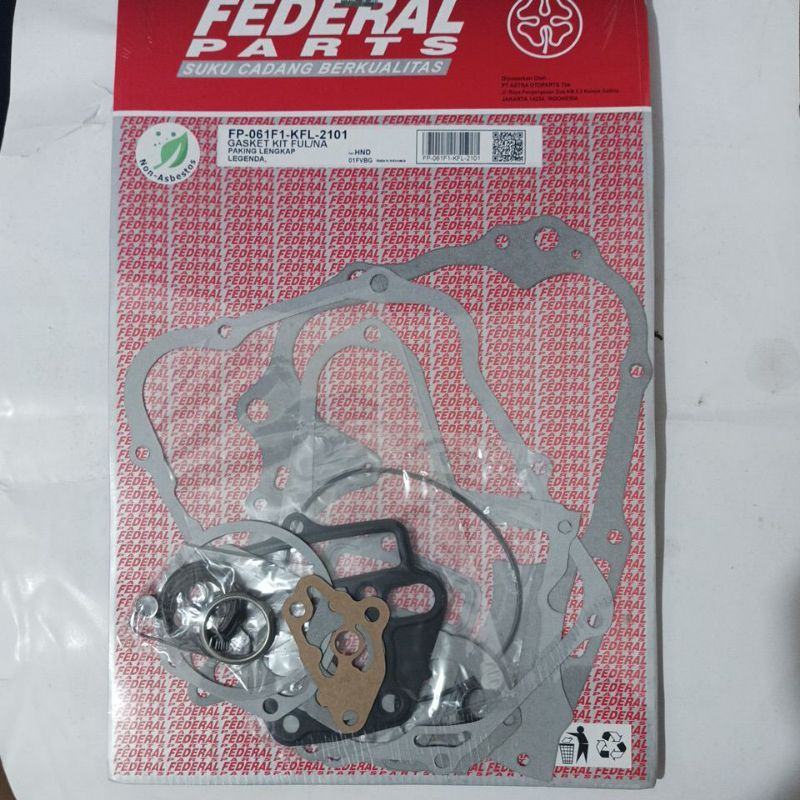 FULLSET GASKET KIT LEGENDA, SUPRA FIT LAMA, SUPRA FIT NEW MERK FEDERAL